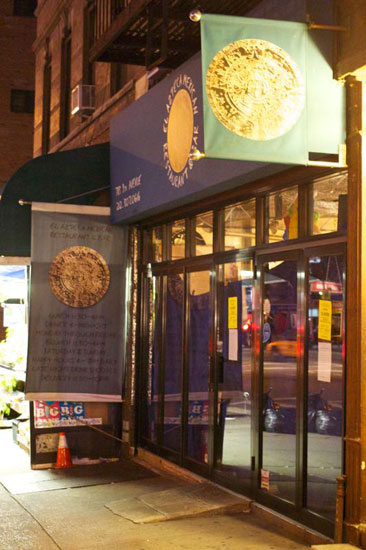 The exterior of El Azteca