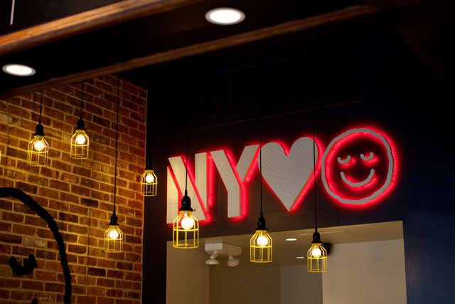 The decor inside the new Pie Face