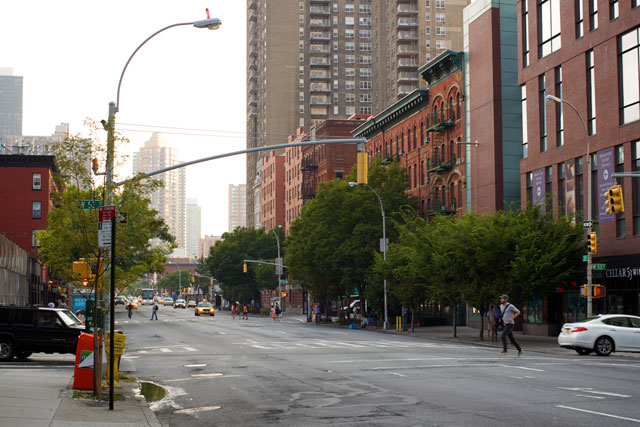 The much better weather down 10th Ave