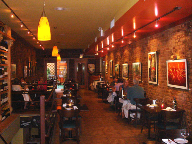 The interior of Swizz before closing