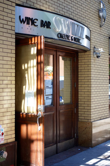 The exterior of the former Swizz restaurant
