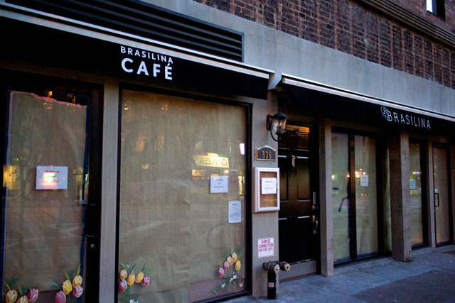 The exterior of the now-closed Brasilina