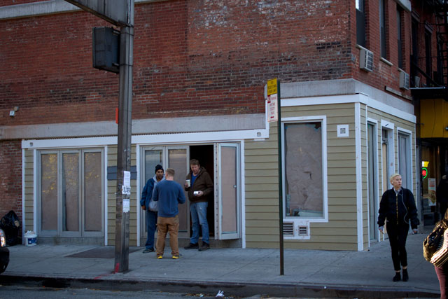 The exterior of the future Snack Taverna