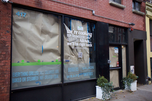 The exterior of the now-closed Energy Kitchen