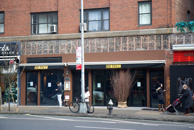 The exterior of BarBacon