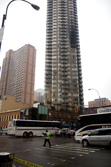 The Strand with visible burn marks