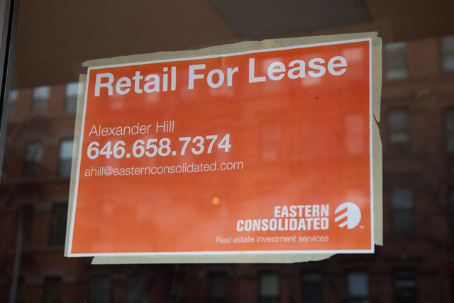 For-rent signs at Claw